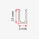 Profil flexibilní (LED NEON 6x12MM) hliník, 1m (metráž)  (3209637609)